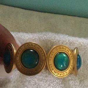 Gold tone Coach Bracelet